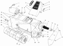 Rotor Housing Assembly Diagram and Parts List for 38310 99000001-99999999 - 1999 Lawn Boy Snow Blower